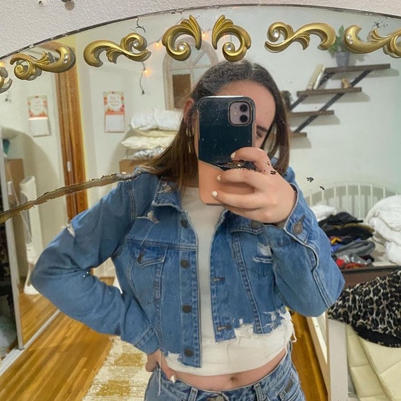 Vero Moda Upcycled Demin Jacket - Picture 1 of 6